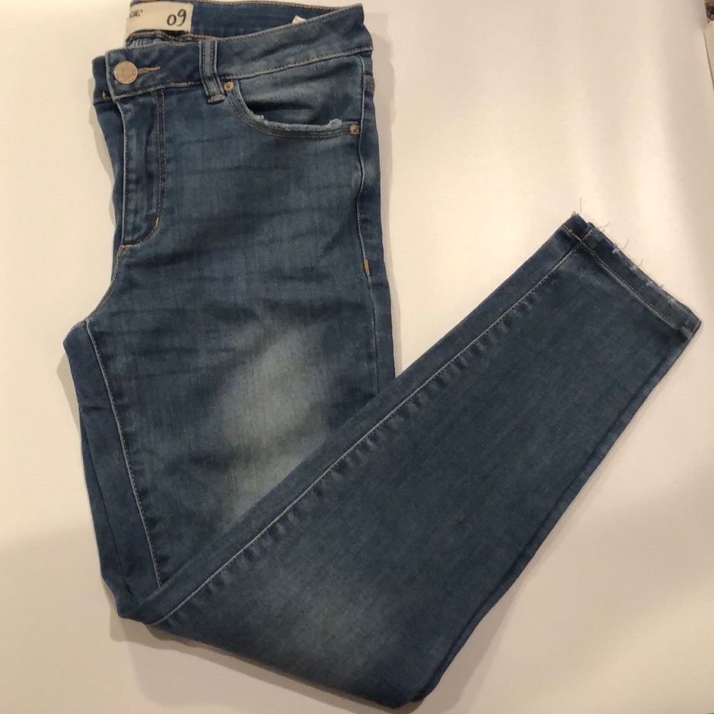 Garage mid rise stretch jeans juniors